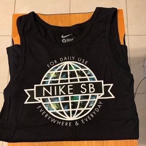 Nike SB black tank top adidas champion